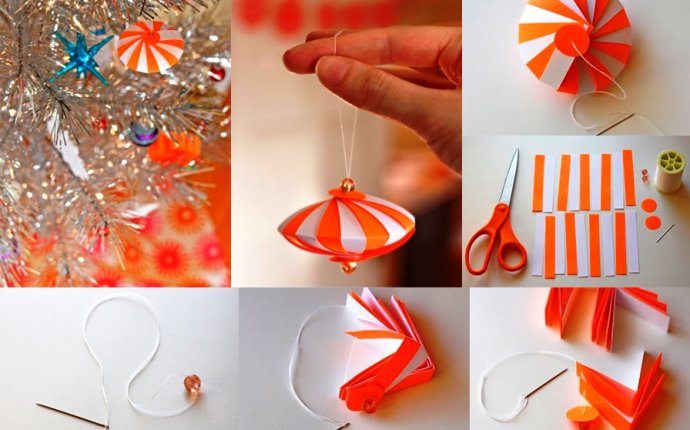 на новый год из бумаги с инструкцией