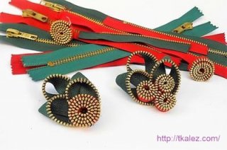 брошь из молнии, поделки из змейки, из змейки, брошь своими руками, женские украшения, бижутерия своими рукам, hand-made