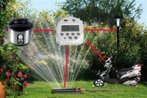 Электроника управляет поливом растений на огороде