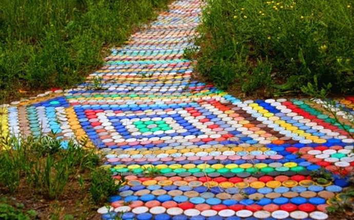 Plastic bottles of Foto