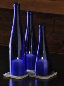 поделки из стеклянных бутылок