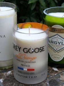 поделки из стеклянных бутылок